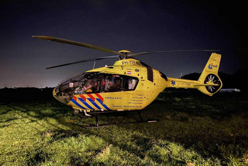 Traumahelikopter ingezet bij sportcentrum
