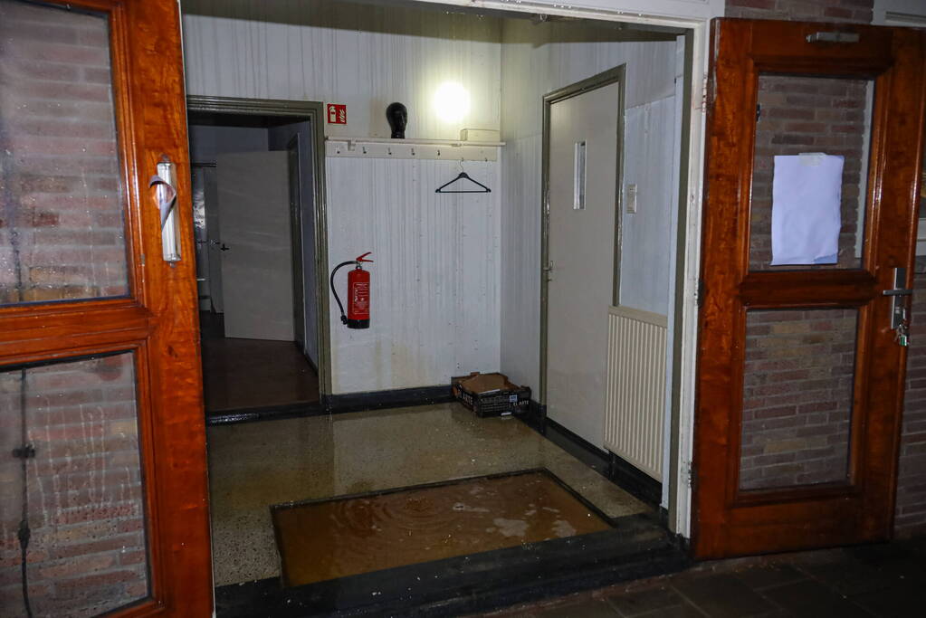 Waterleiding gesprongen bij Kunstcollectief