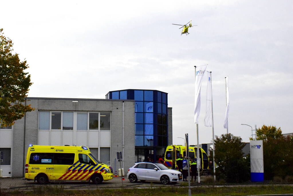 Traumahelikopter landt na ernstig ongeval