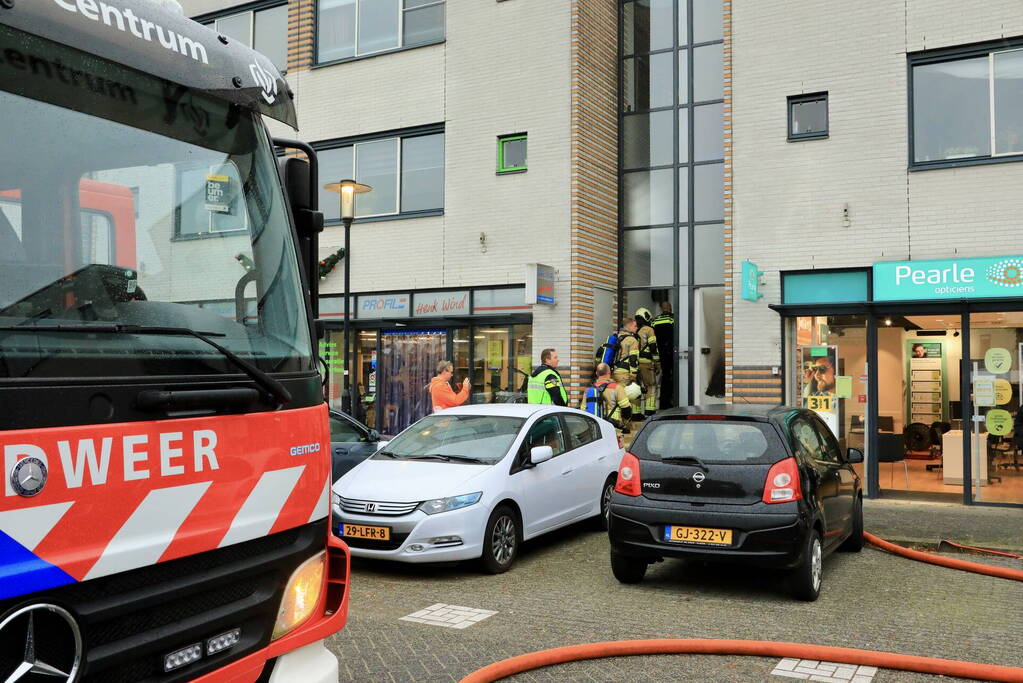 Brand in meterkast snel gedoofd