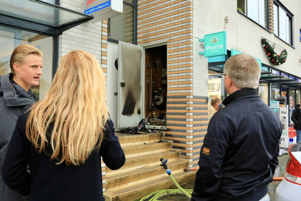 Brand in meterkast snel gedoofd