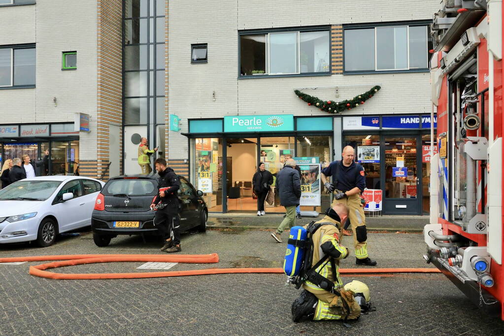 Brand in meterkast snel gedoofd