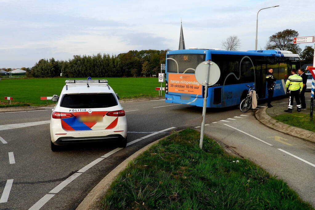 Persoon gewond bij aanrijding met lijnbus