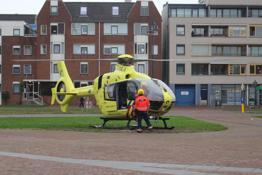 Trauma-arts per helikopter ingevlogen