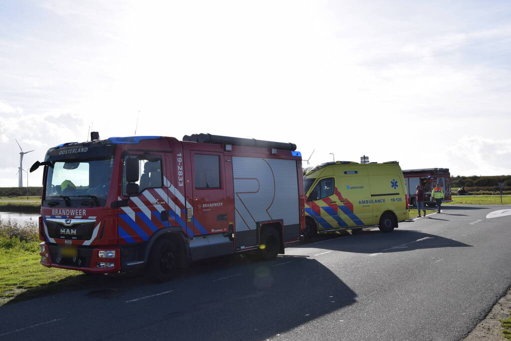 Hulpdiensten ingezet voor aangetroffen fiets naast water
