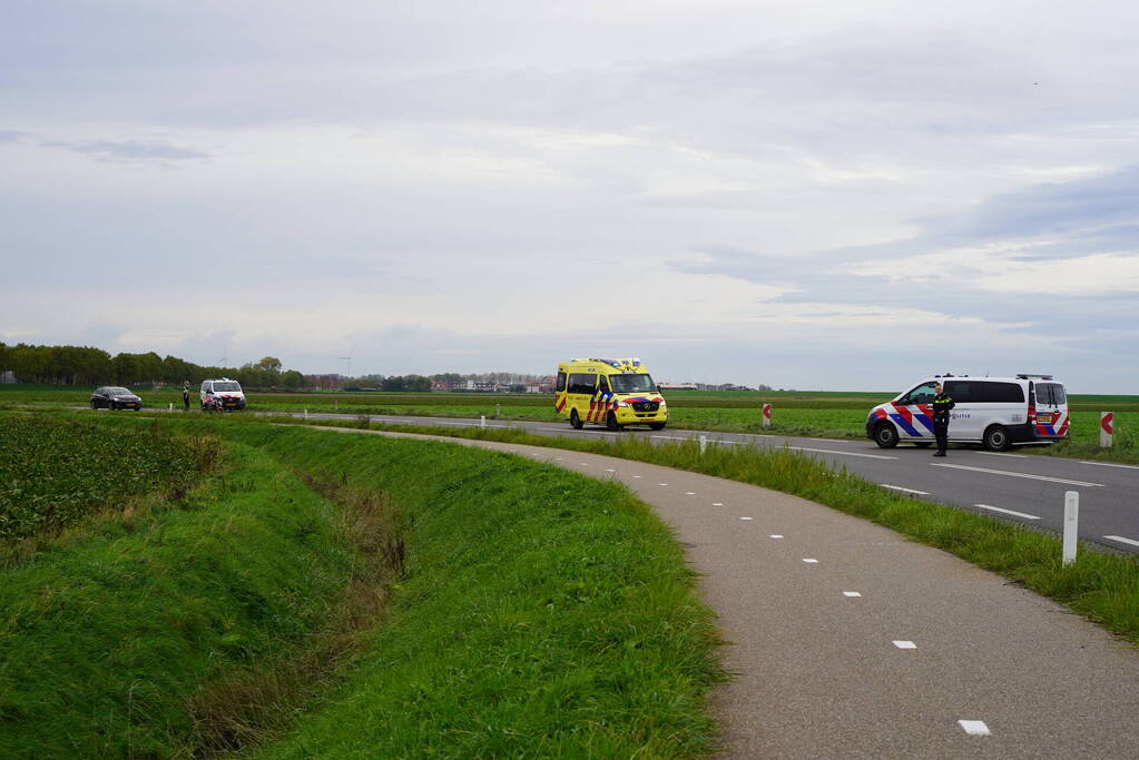 Motorrijder gewond na val