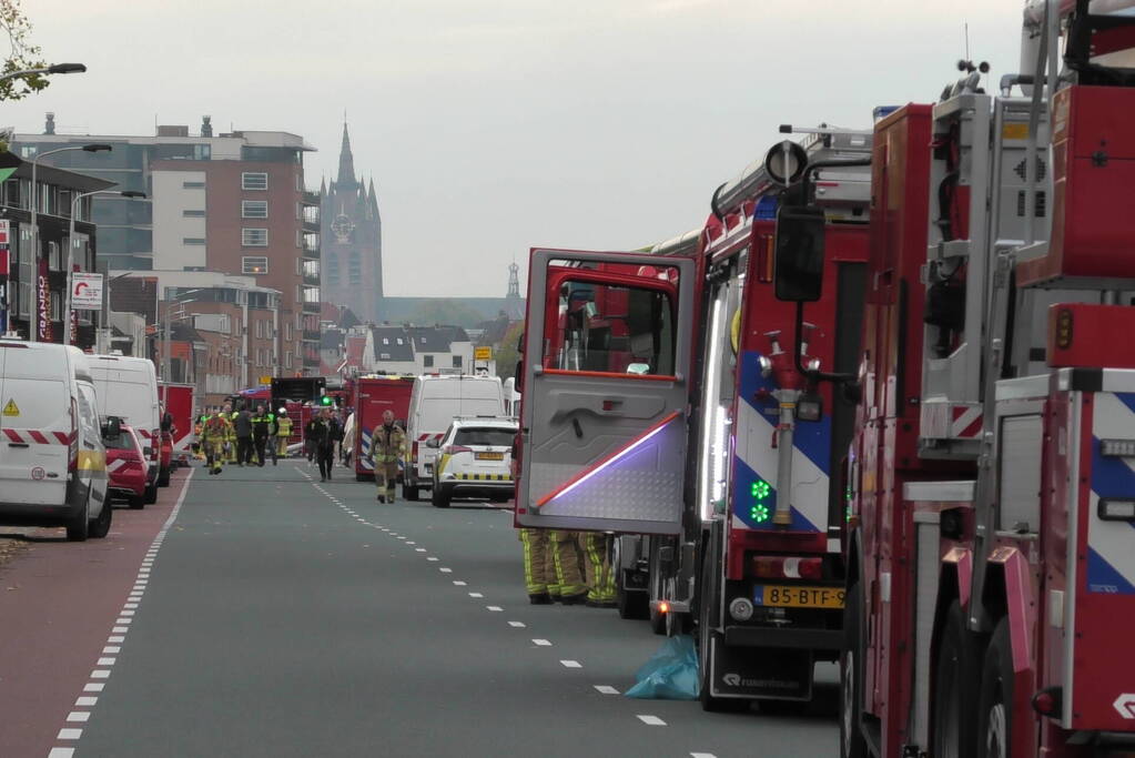 Zeer grote brand in bedrijfspanden