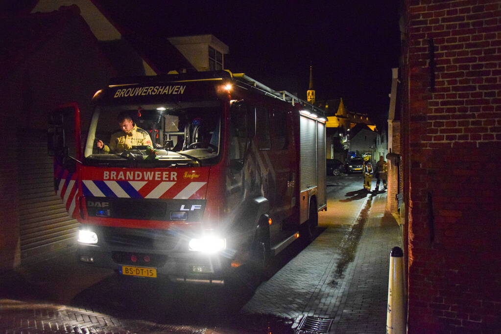 Wateroverlast in woning na zware onweersbui