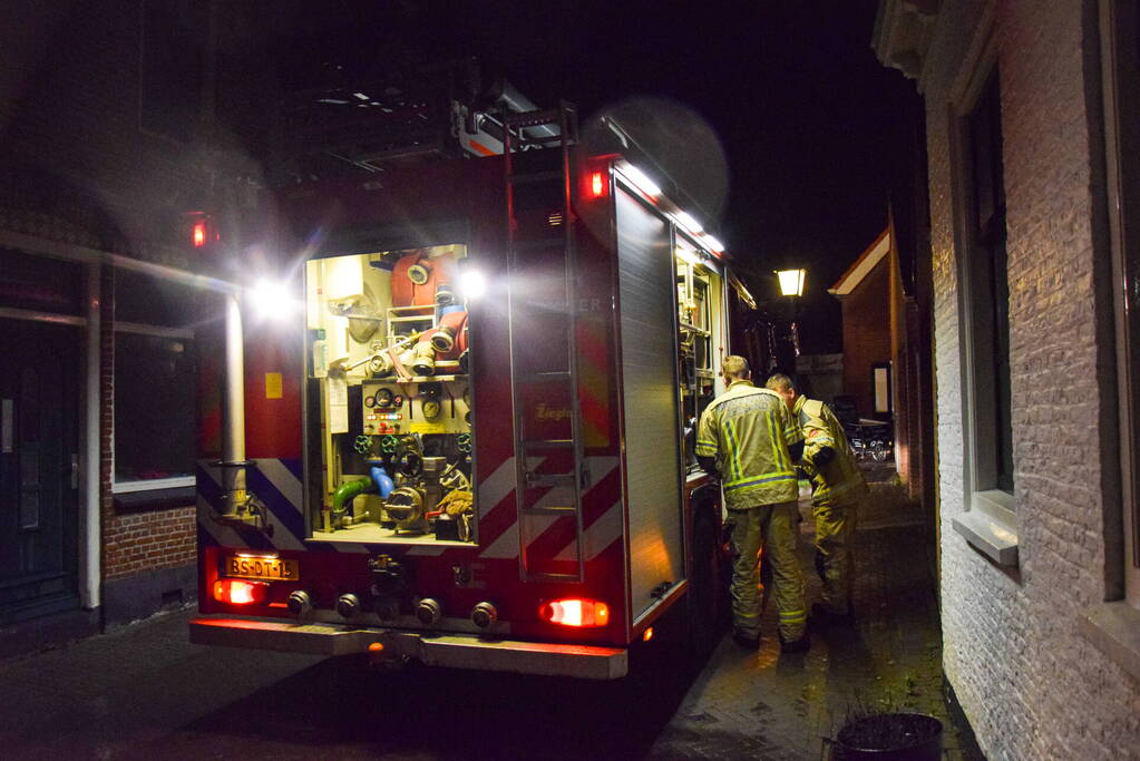 Wateroverlast in woning na zware onweersbui