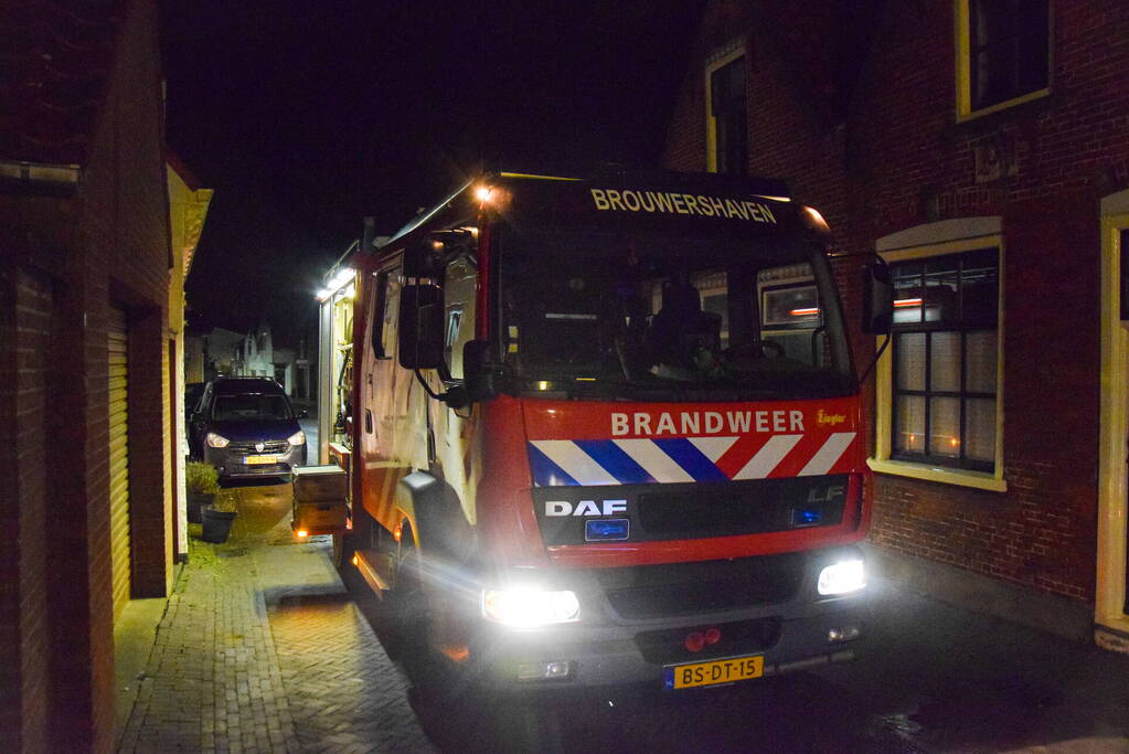 Wateroverlast in woning na zware onweersbui