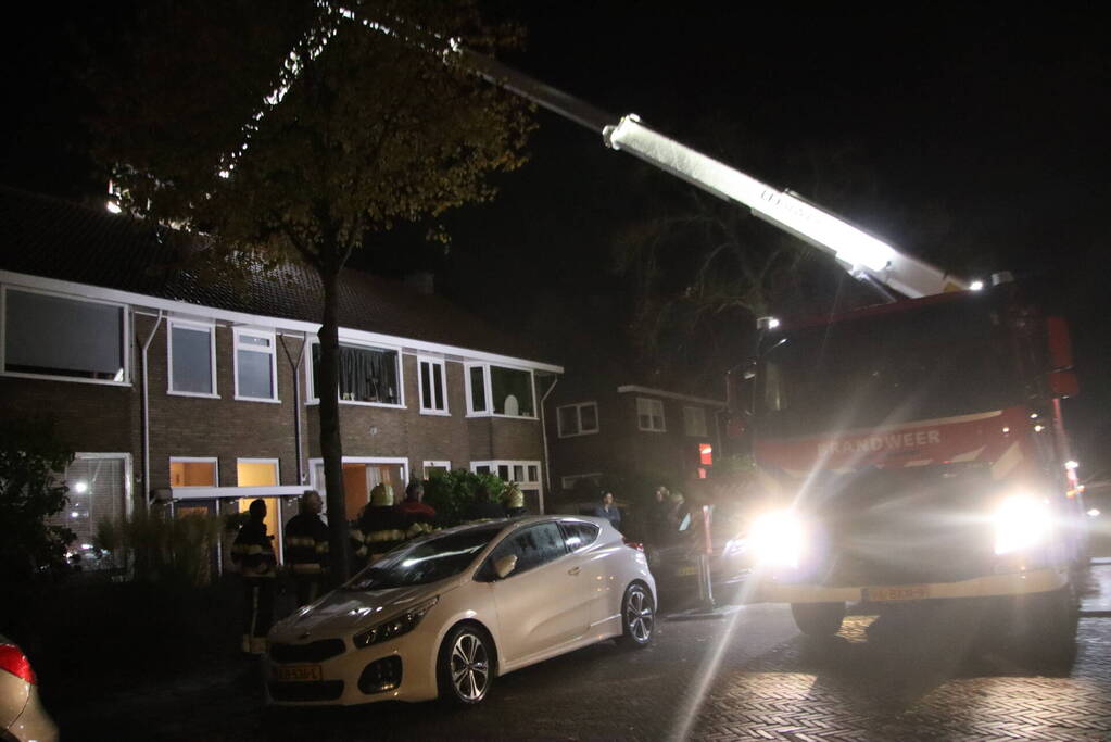 Dak beschadigd na blikseminslag