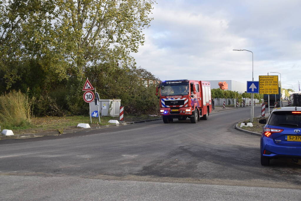Brand in vrachtwagen snel geblust