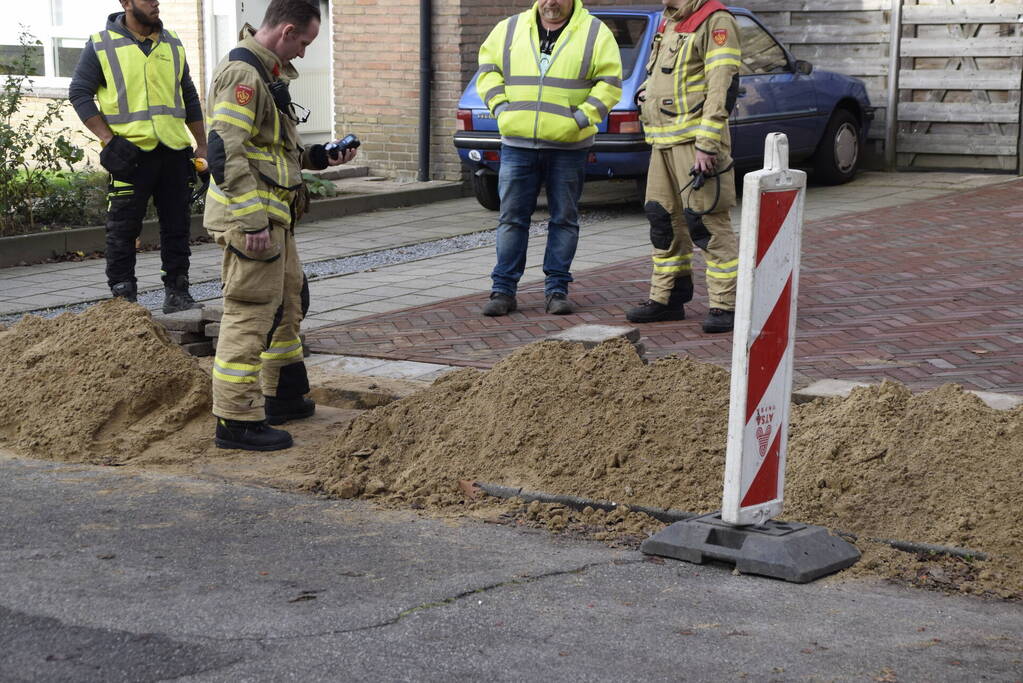 Wederom gasleiding geraakt bij aanleggen van glasvezelkabel