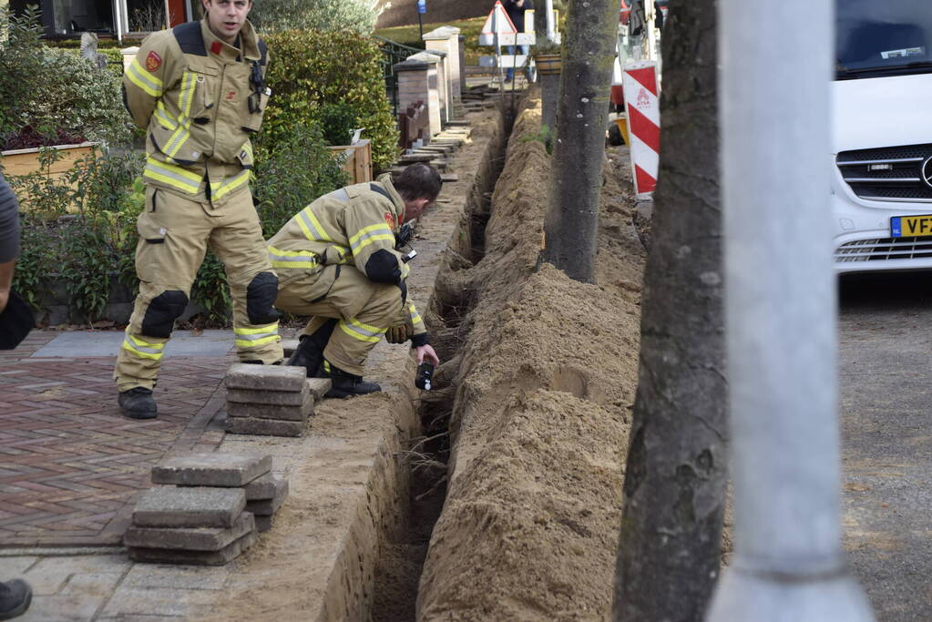Wederom gasleiding geraakt bij aanleggen van glasvezelkabel