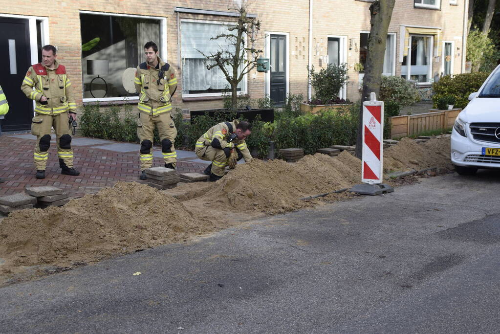 Wederom gasleiding geraakt bij aanleggen van glasvezelkabel