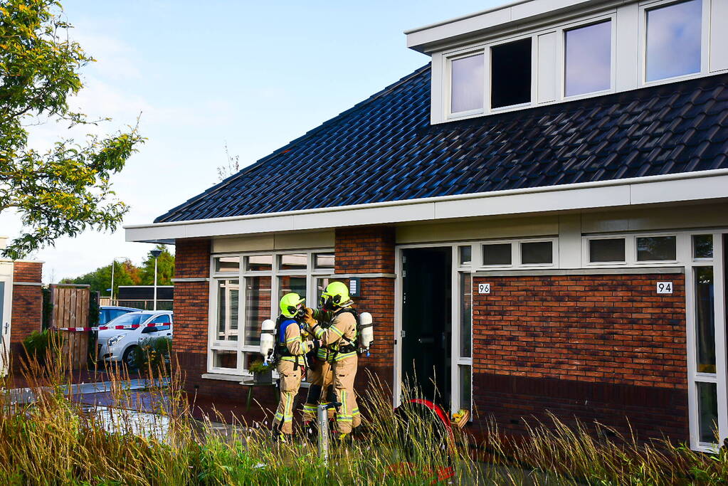 Veel rook door brand in warmtepomp