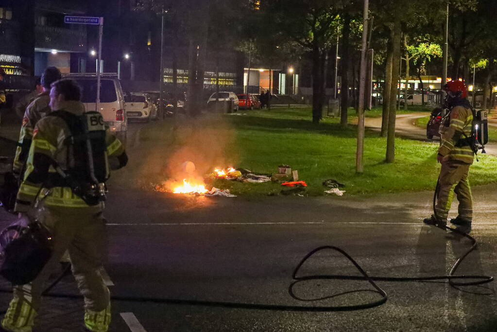 Bestuurder voorkomt dat bestelbus in brand vliegt