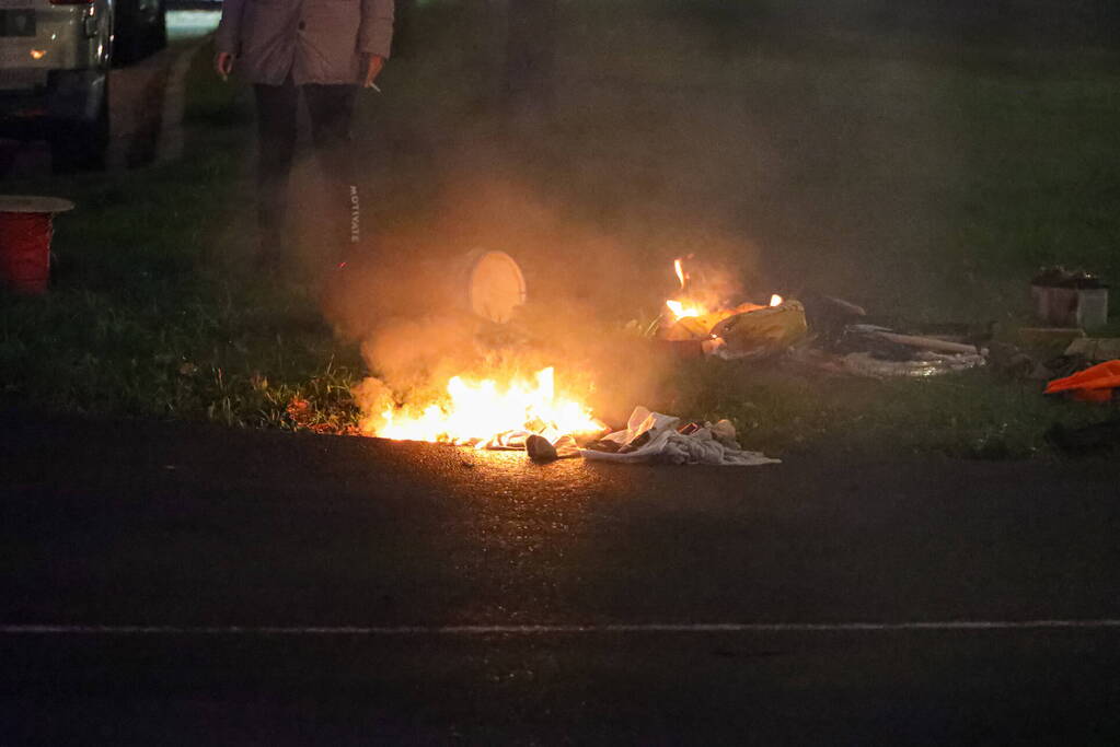 Bestuurder voorkomt dat bestelbus in brand vliegt