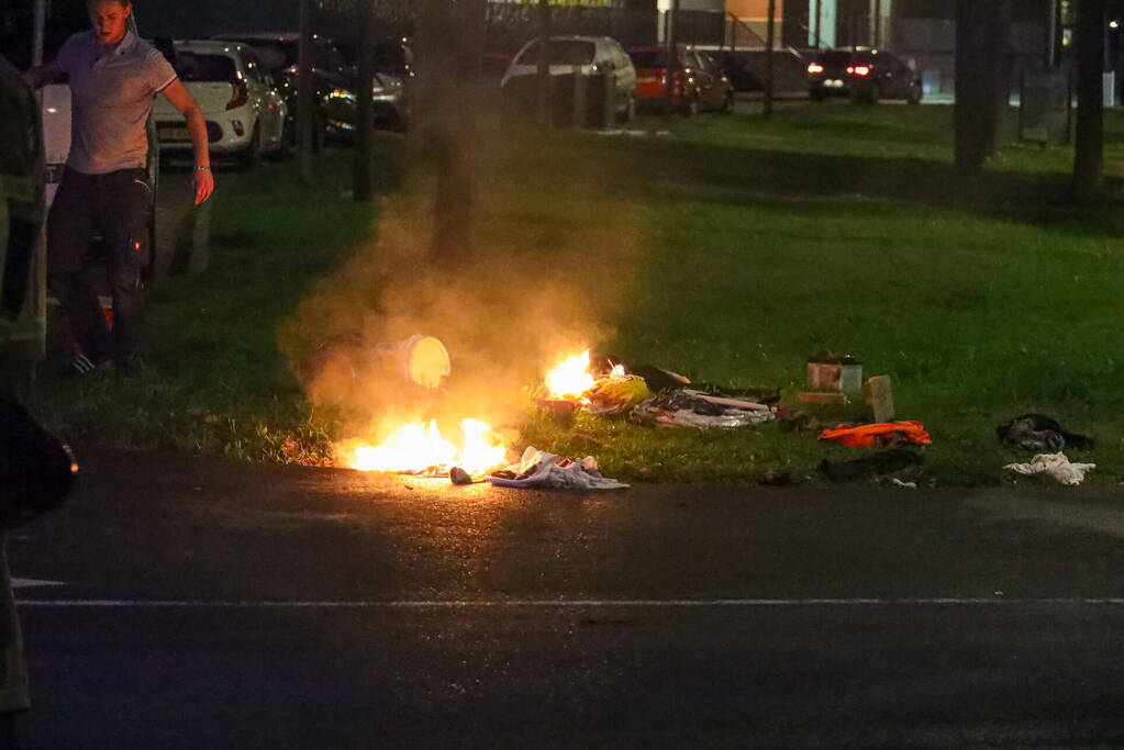 Bestuurder voorkomt dat bestelbus in brand vliegt