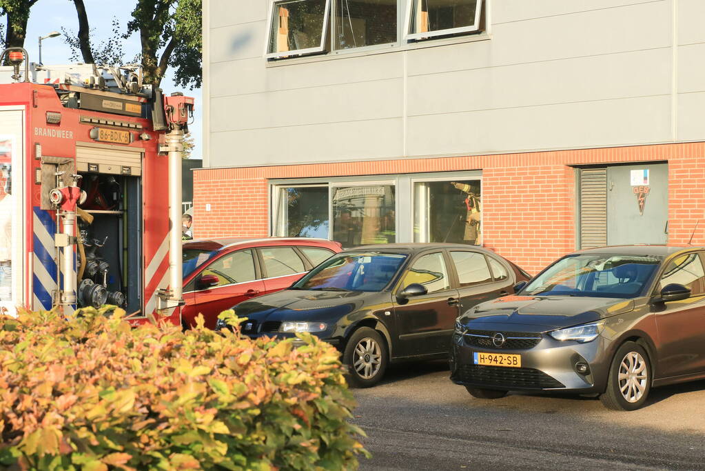 Brand in pand van Praxis bouwmarkt