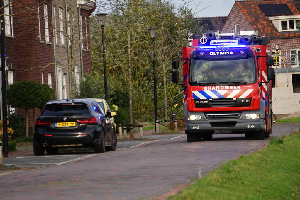 Brand in landbouwvoertuig