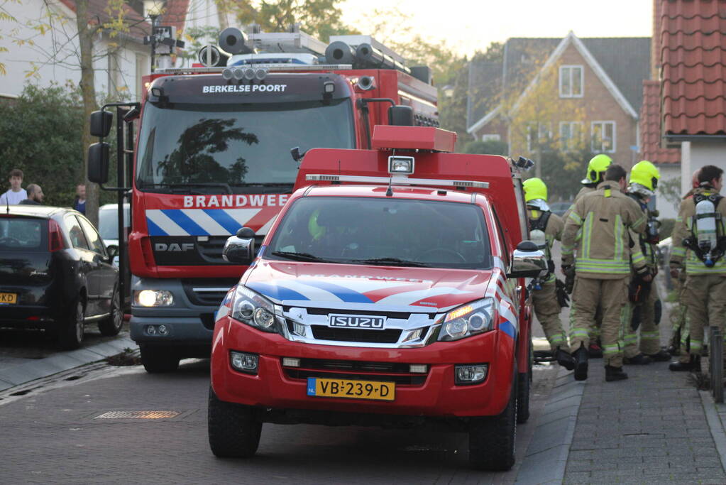 Rookontwikkeling bij brand in woning