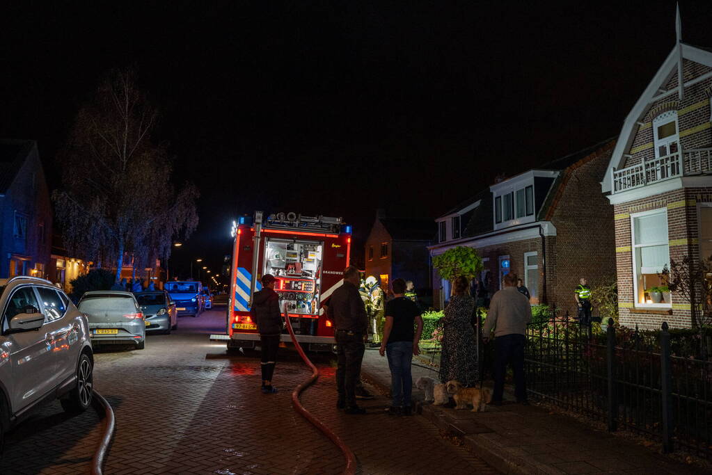 Verjaardagsfeest vroegtijdig gestopt door schoorsteenbrand