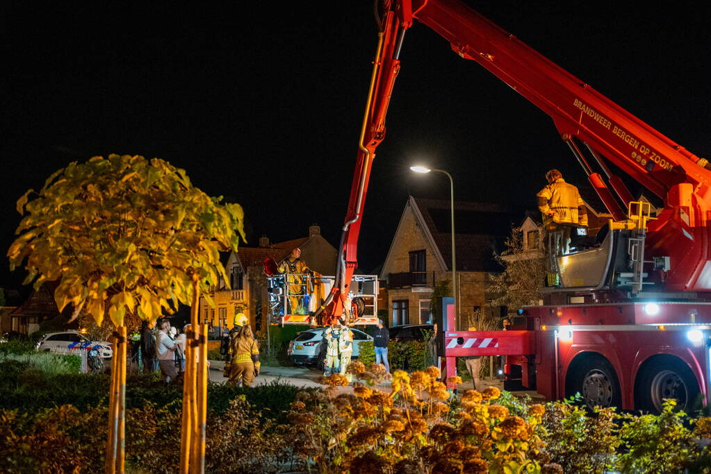 Verjaardagsfeest vroegtijdig gestopt door schoorsteenbrand