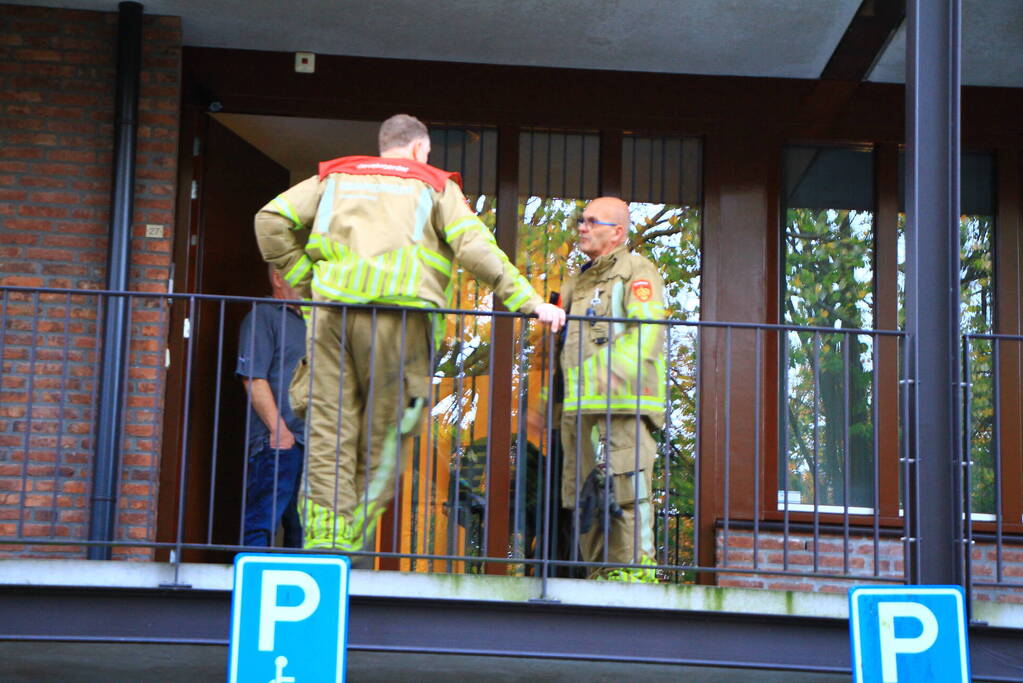 Brandende CS-kabel zorgt voor rook