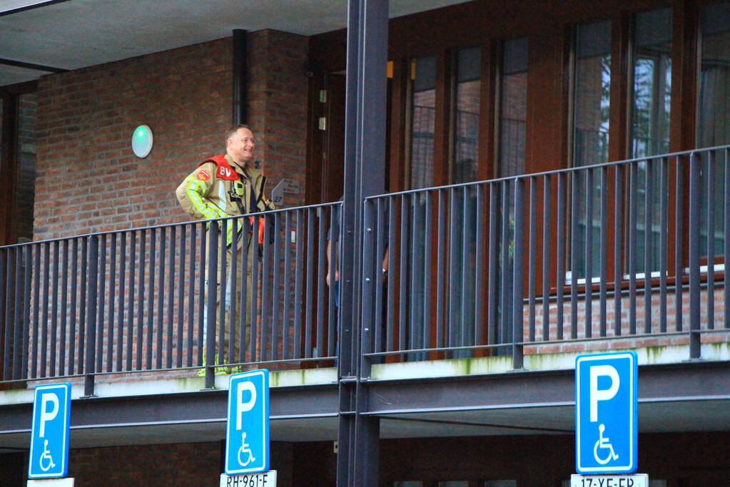 Brandende CS-kabel zorgt voor rook