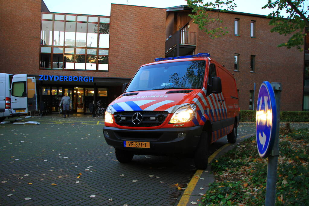 Brandende CS-kabel zorgt voor rook