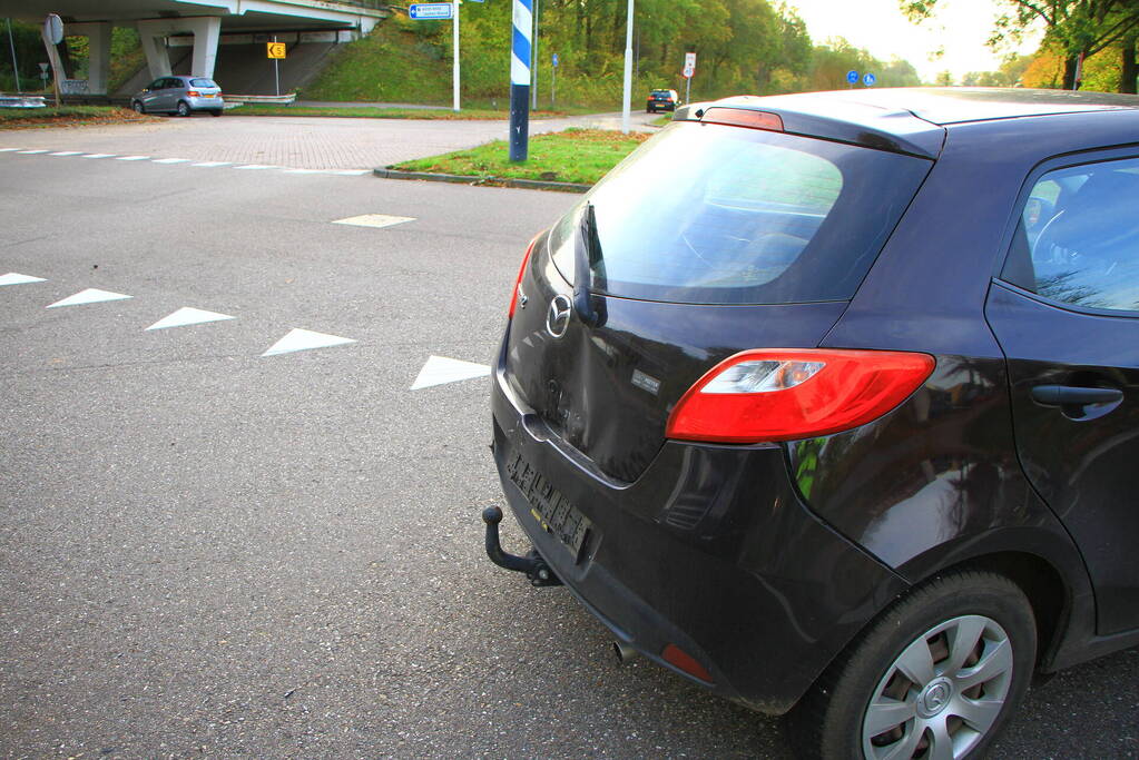 Schade bij kop-staart botsing