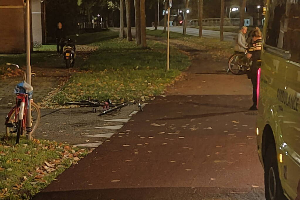 Fietser aangereden op oversteekplaats