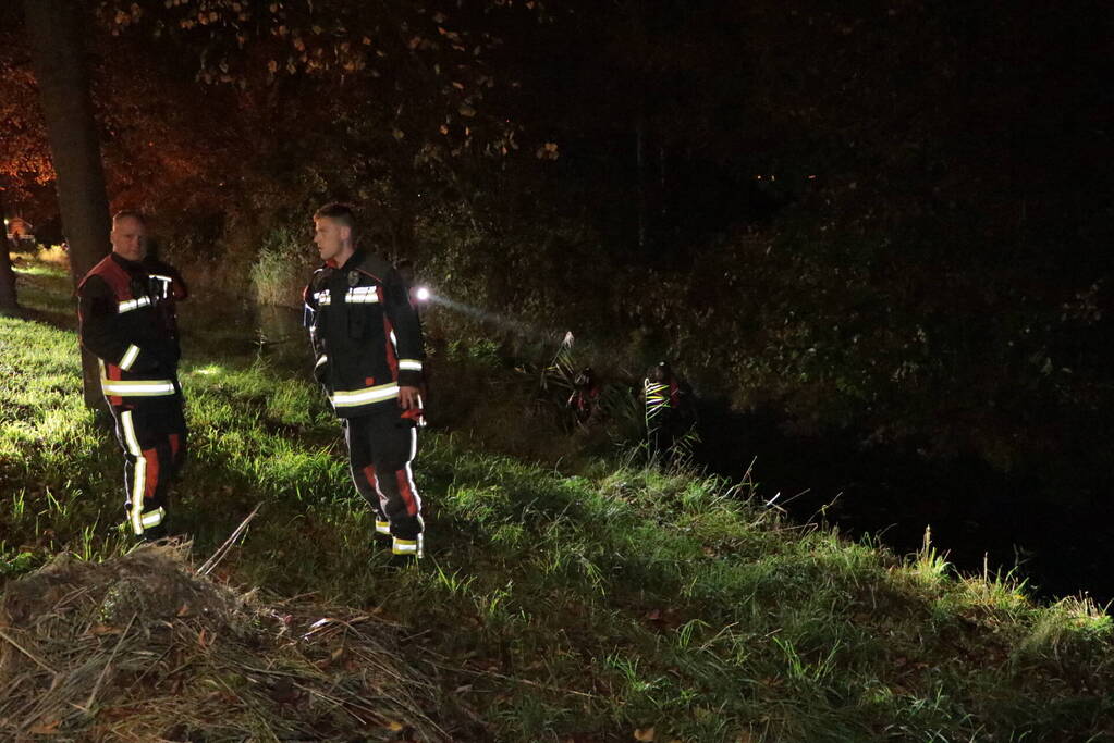 Zoekactie in water na aantreffen fiets
