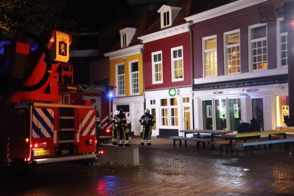 Pand geventileerd na brand