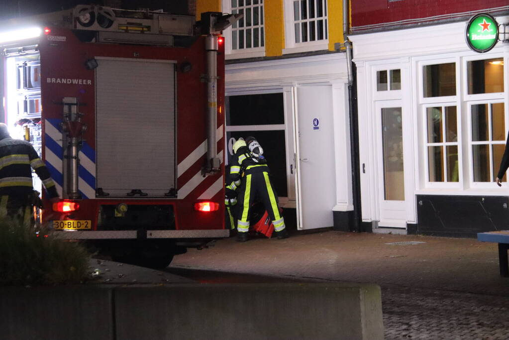 Pand geventileerd na brand
