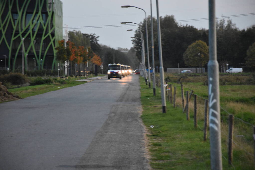 Grote politieactie vanwege illegale scootermeeting