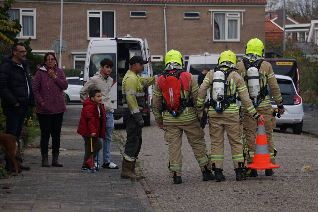 Kruipruimte loopt vol gas, meerdere woningen ontruimd