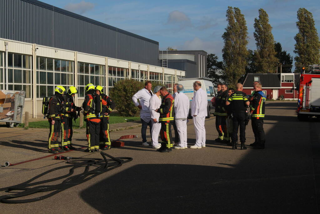Bedrijfspand ontruimt door chemische reactie