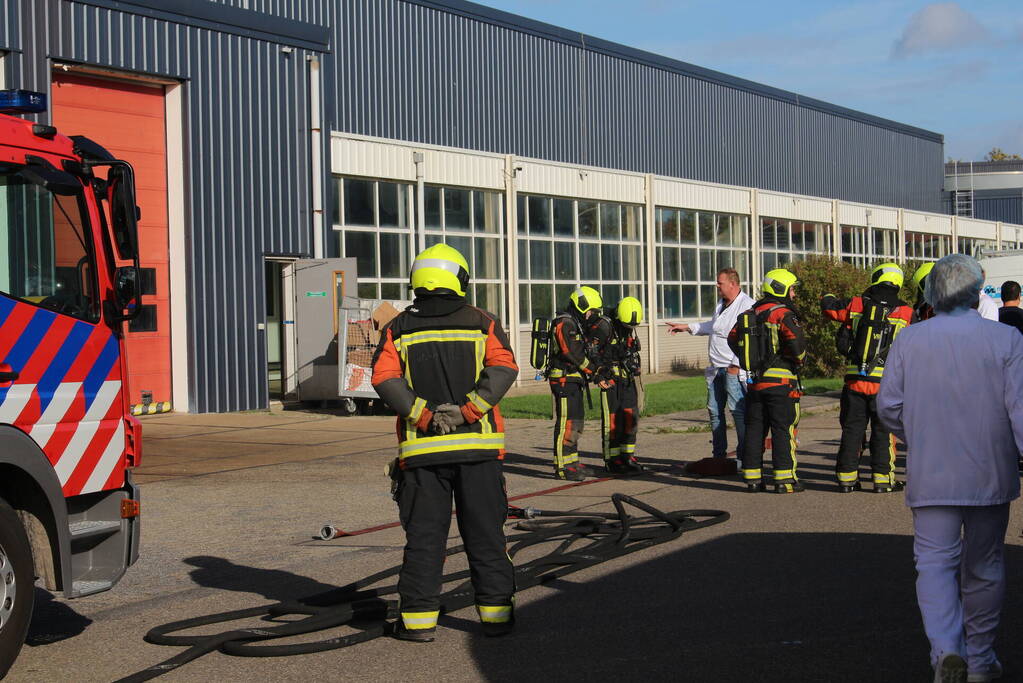 Bedrijfspand ontruimt door chemische reactie