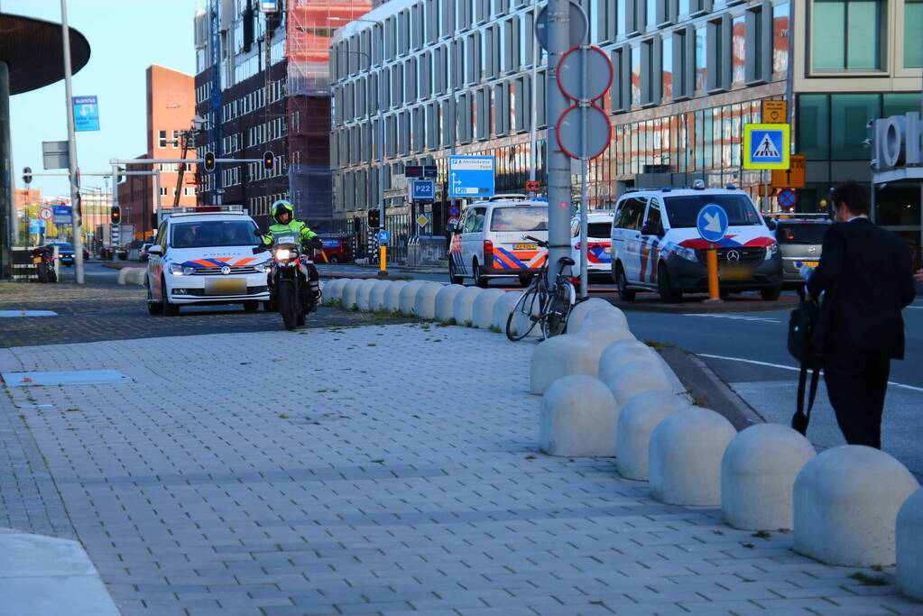 Kortstondige demonstratie bij ING kantoor