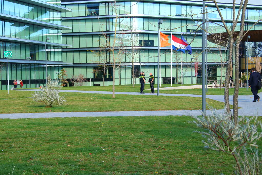 Kortstondige demonstratie bij ING kantoor