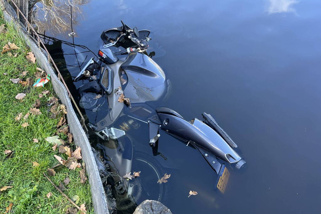 Gestolen motor teruggevonden in visvijver