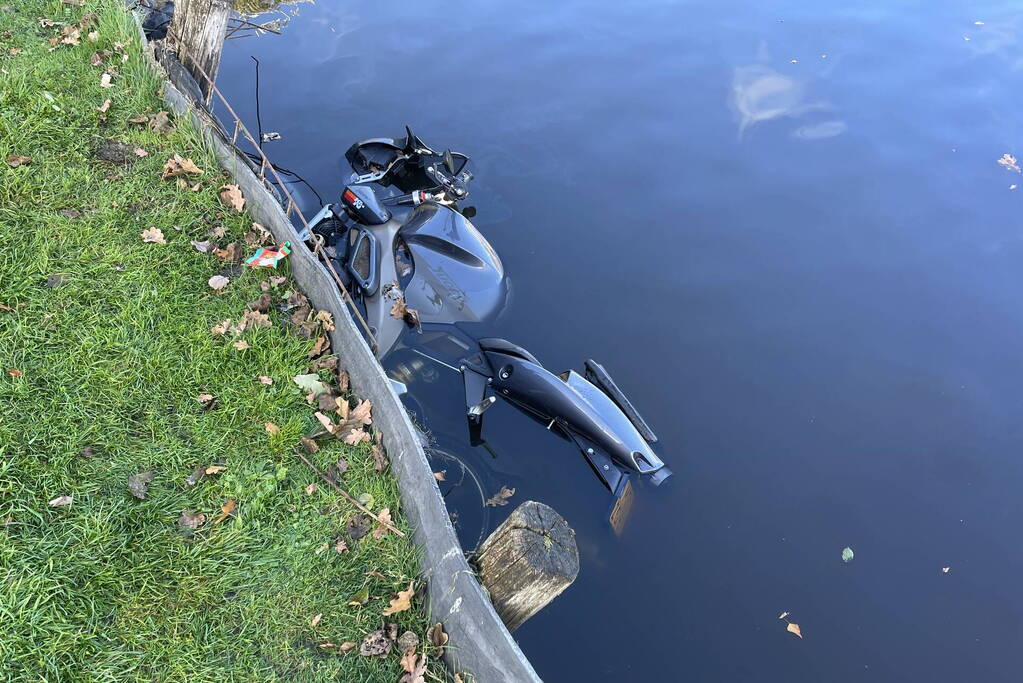 Gestolen motor teruggevonden in visvijver