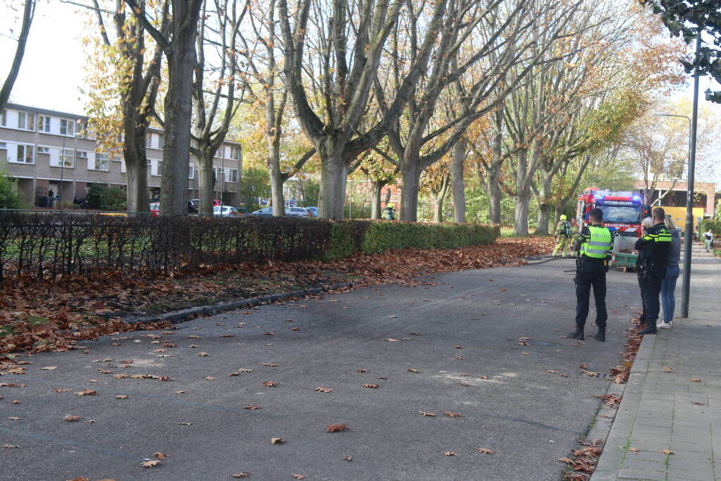 Meters struiken afgebrand door brandstichting