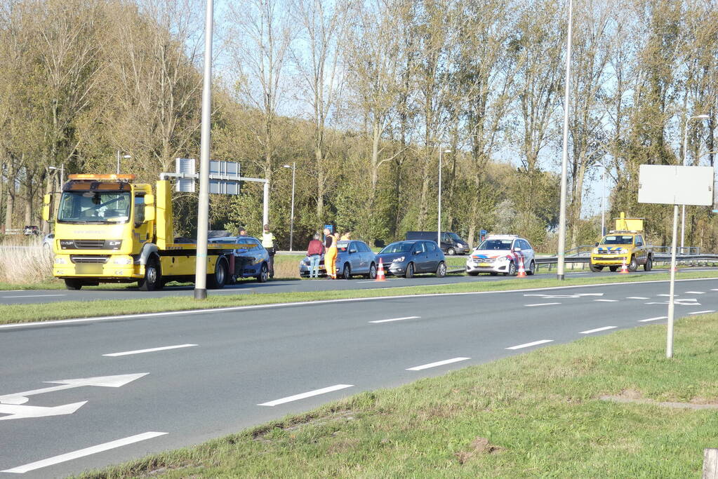 Materiele schade bij kop-staart aanrijding