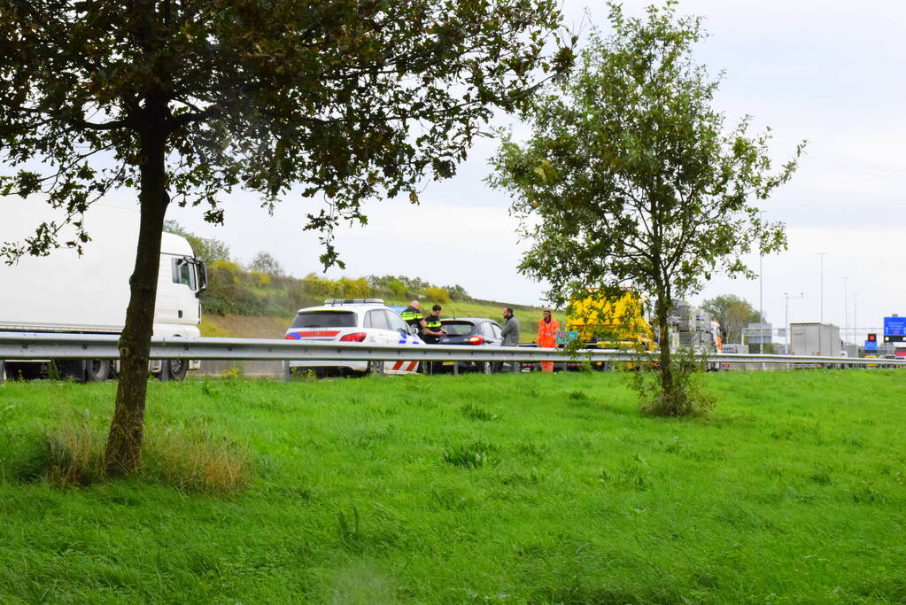 Flinke file door eenzijdig ongeval