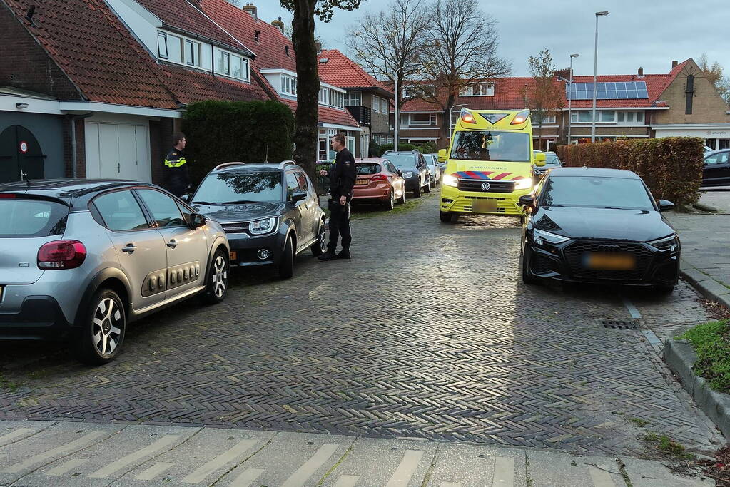 Bestuurster werd onwel en veroorzaakt aanrijding