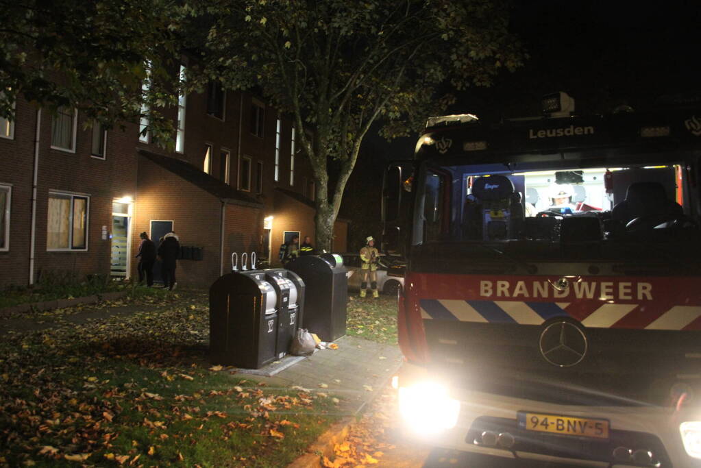 Brandweer ingezet voor rokende wasmachine