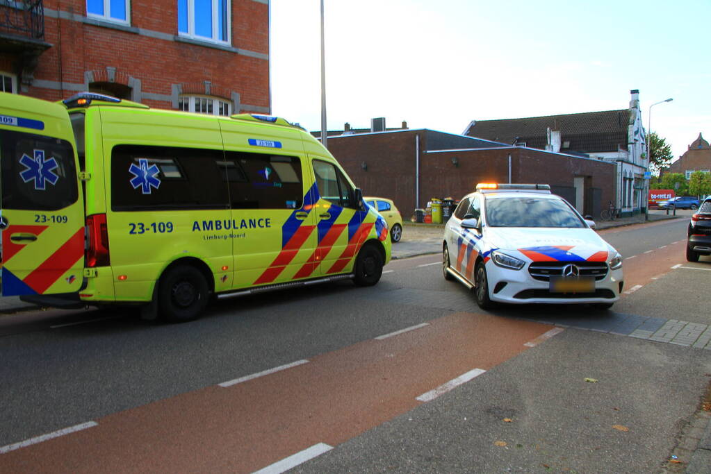 Fietser gewond bij botsing met auto